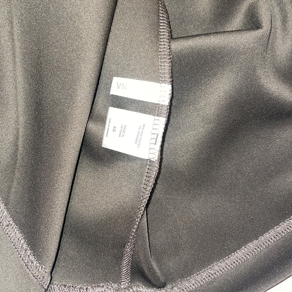 New York & Company Olive Green Bell Sleeve Mini Dress - Picture 6 of 6